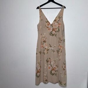 Lulu’s Floral Midi Dress Size Large